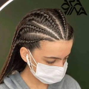 زیباترین مدل های بافت جلو مو فیشتیل