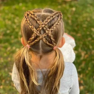 جدیدترین مدل بافت موهای بچهگانه 1402