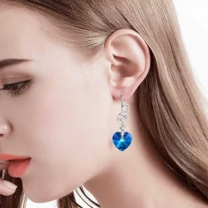 شیک ترین گوشواره دخترانه با طرح قلب