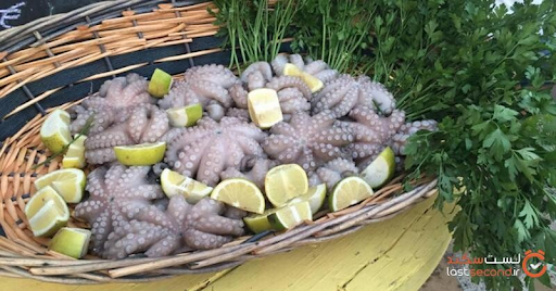 غذاهای عجیب و غریب هشتپا، آسیا