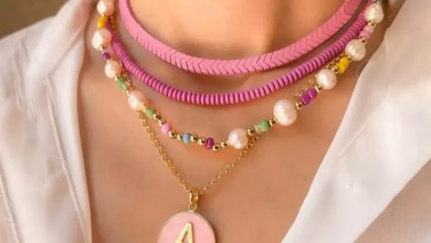 مدل های گردنبندهای مهرهای فانتزی دخترانه شیک