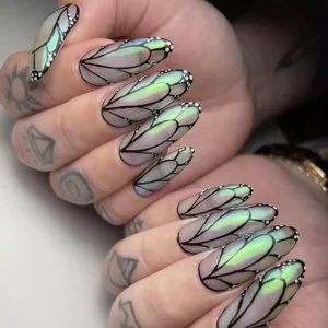 جذاب ترین ناخن پروانه