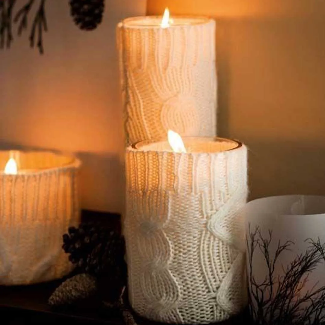 خاص ترین مدل های شمع زمستانی دکوراتیو زیبا و خاص خوشگل