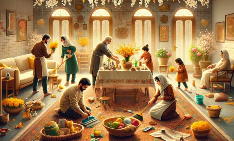 راهنمای کامل خانه تکانی و آمادگی برای نوروز 1403