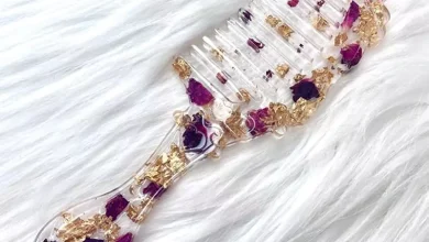 شانه مو رزینی فانتزی