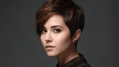 راهنمای انتخاب مدل موی کوتاه برای صورتهای گرد