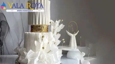 زیباترین و شیک ترین مدل های کیک با دیزاین ورق طلا