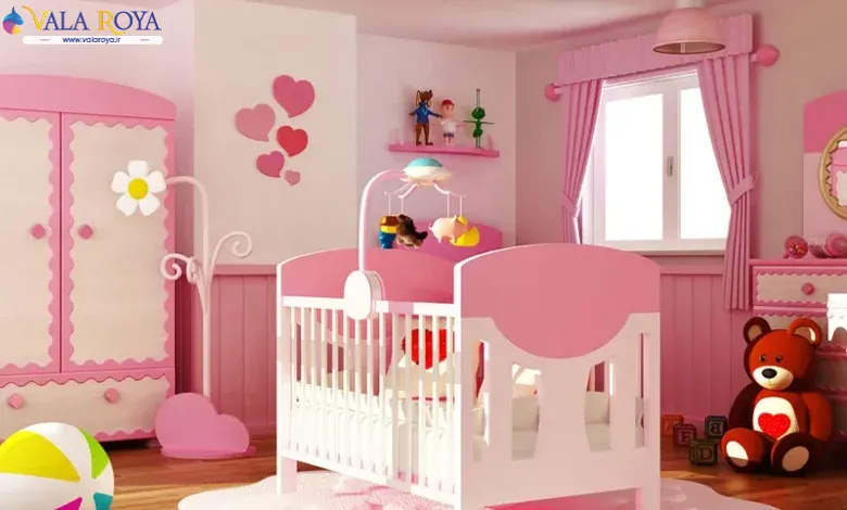 رنگ صورتی برای اتاق کودک