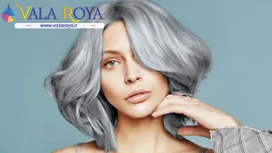 رنگ موی نقرهای ترند سال جدید
