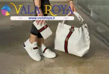 ست کیف و کفش سفید