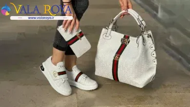 ست کیف و کفش سفید