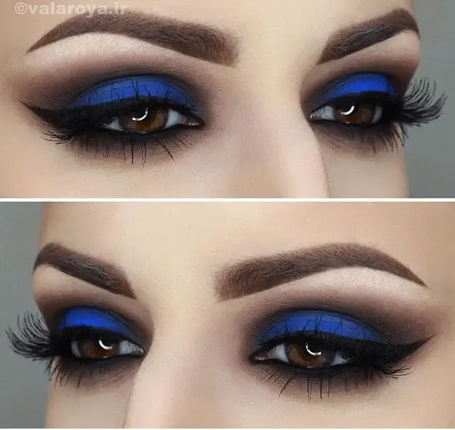 پالت سایه چشم با رنگ‌های آبی مختلف