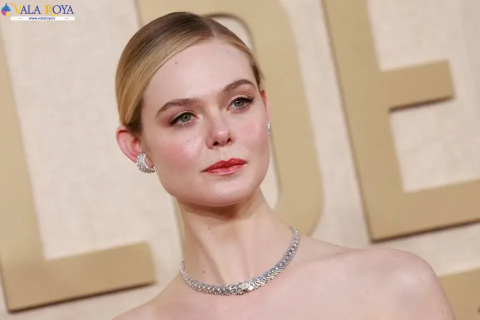 Elle Fanning در گلدن گلوب 2024