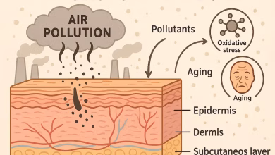 تاثیر آلودگی هوا بر پوست صورت