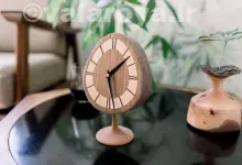 زیباترین مدل های ساعت رومیزی چوبی دکوراتیو و شیک