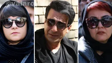 تصاویری از حضور بازیگران و هنرمندان در مراسم تشییع پیکر رضا داوود نژاد