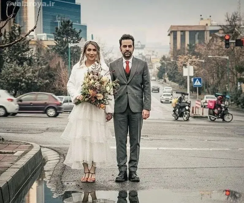 عکس های خیابانی جالب عروسی امید نعمتی 