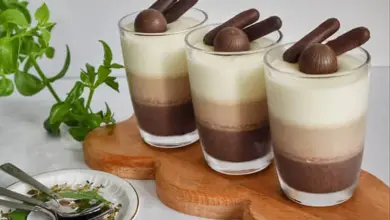 دسر پاناکوتا سه رنگ