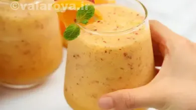 اسموتی سیب و پرتقال