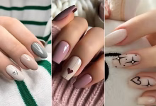 طراحی ناخن ساده و مینیمال