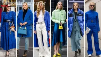 بررسی ترکیب رنگ‌ها با لباس آبی