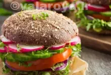 همبرگر رژیمی خوشمزه