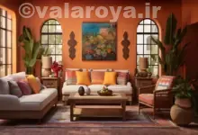 بهترین رنگ فرش برای پذیرایی