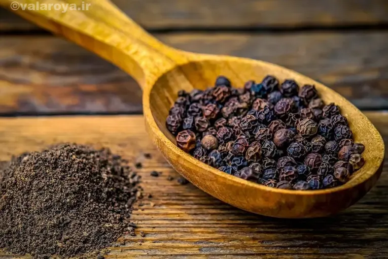 مزایا و خواص فلفل سیاه