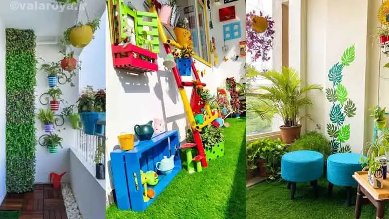 استفاده از گل و گیاه در زیباسازی بالکن