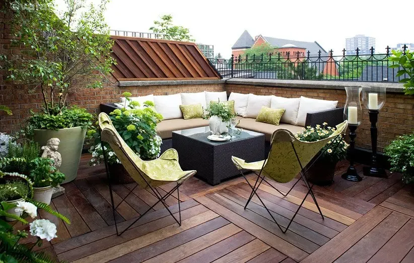 استفاده از نور در زیباسازی بالکن