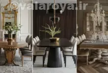 شیک ترین مدل های میز ناهارخوری چوبی برای آشپزخانه