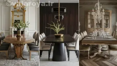 شیک ترین مدل های میز ناهارخوری چوبی برای آشپزخانه