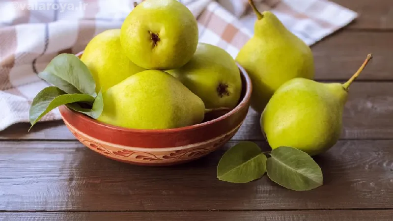 فواید گلابی بر سلامت معده