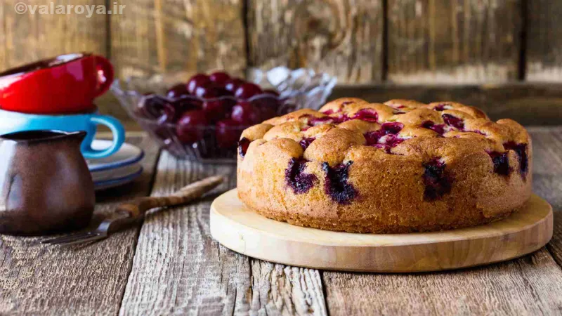 طرز تهیه کیک گیلاس