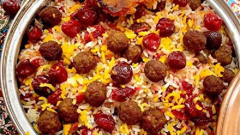 طرز تهیه آلبالو پلو