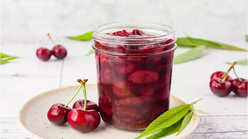 طرز تهیه کمپوت گیلاس