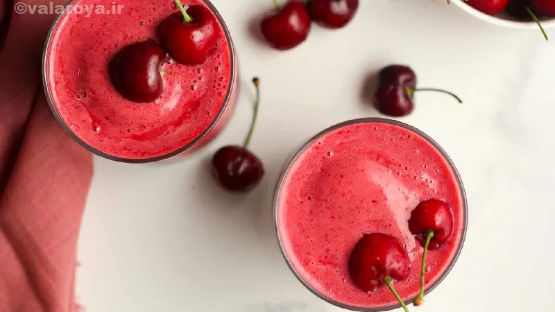 طرز تهیه اسموتی گیلاس