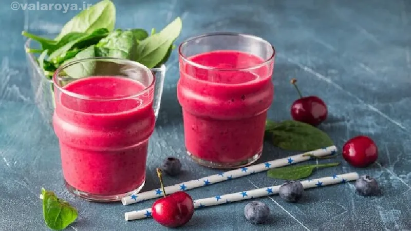 طرز تهیه اسموتی گیلاس