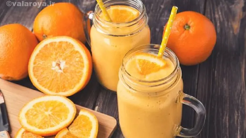 طرز تهیه اسموتی پرتقال