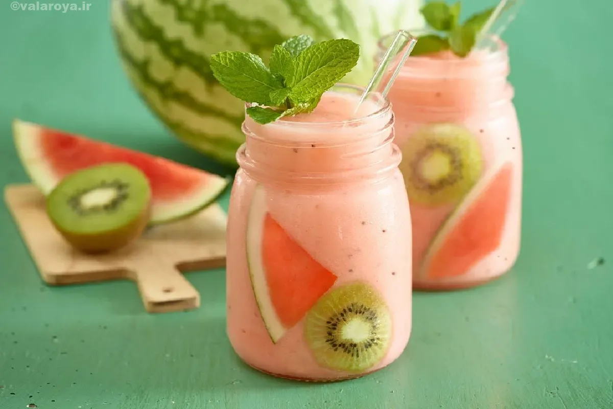 طرز تهیه اسموتی هندوانه