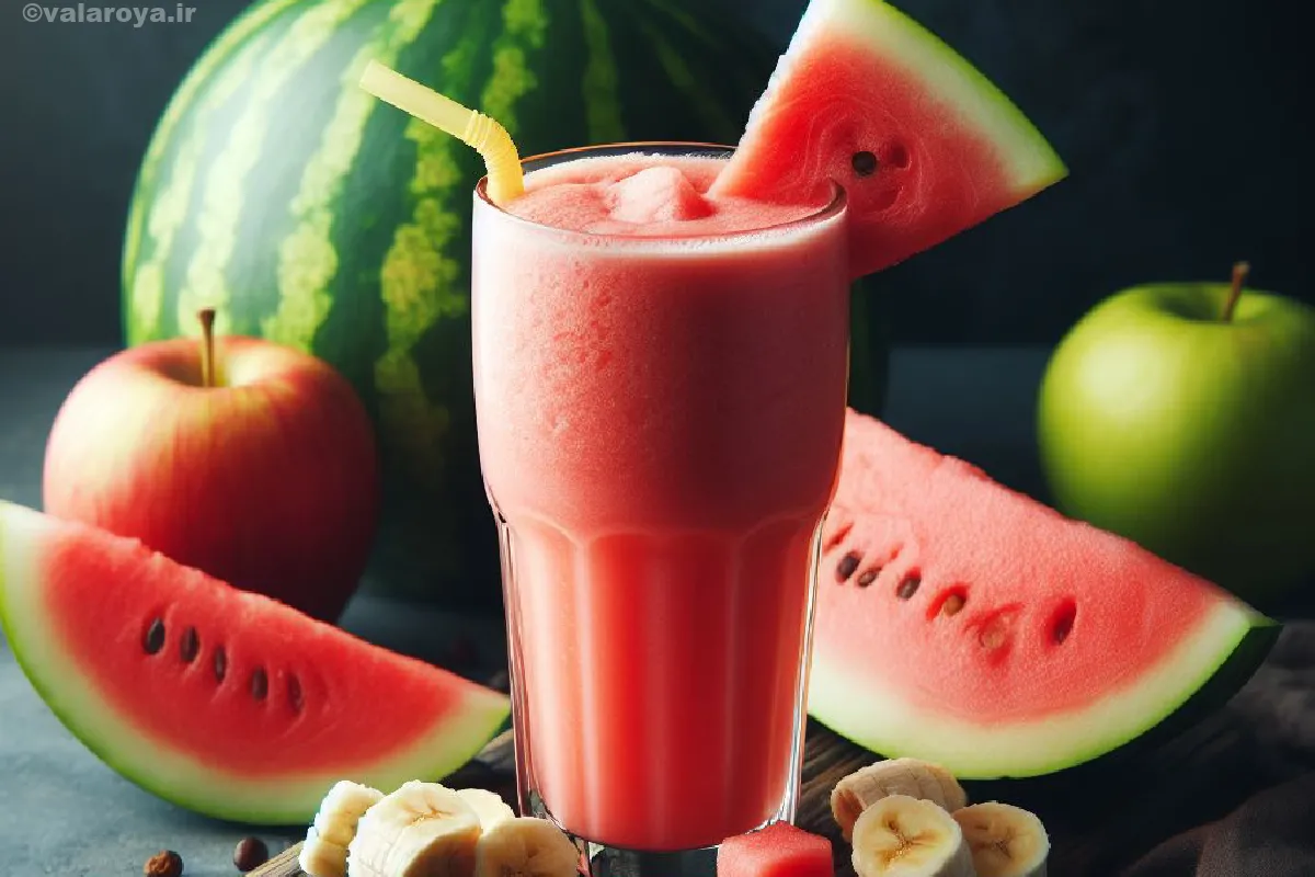 طرز تهیه اسموتی هندوانه