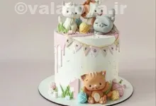 جذاب ترین مدل های کیک طرح گربه فانتزی