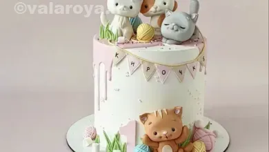 جذاب ترین مدل های کیک طرح گربه فانتزی