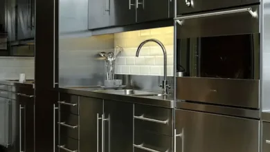 بازسازی کابینت فلزی قدیمی