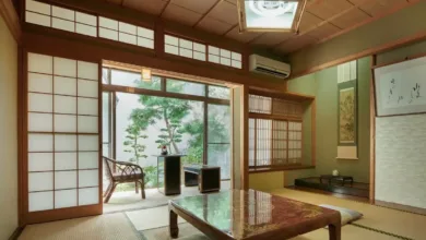 زیباترین مدل های طراحی اتاق غذاخوری به سبک ژاپنی
