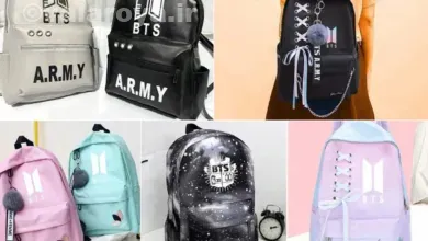 قشنگ ترین کوله پشتی های طرح بی تی اس