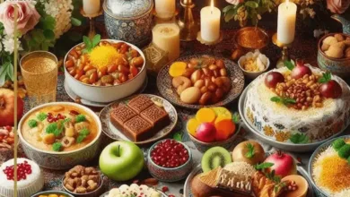 بهترین غذاهای شب یلدا یا چله