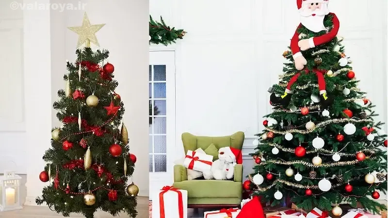 تزیین درخت کریسمس کم هزینه