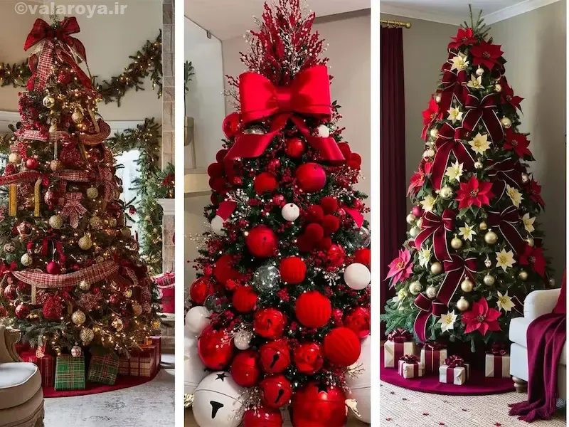 تزیین درخت کریسمس کم هزینه