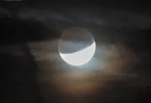 جدول ماه گرفتگی در ایران